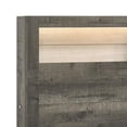 thumbnail image 2 of Ruthe Low Profile Queen Panel Bed with Built-In Lights- Ash Gray Wood, 2 of 6
