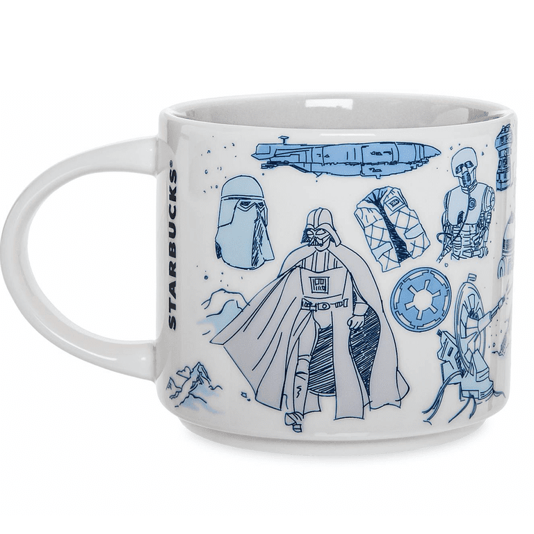 Star Wars Hoth Ceramic Coffee Mug with Darth Vader, Disney