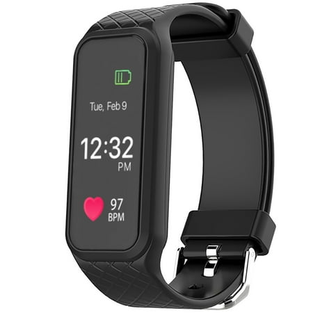 AGPtek Fitness Tracker L38i IP67 Rainproof Smart Wristband for Android IOS Samsung LG HTC (Best Fitness Tracker For Iphone)
