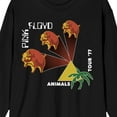 thumbnail image 2 of Pink Floyd Animals Tour '77 Crew Neck Long Sleeve Men's Black Tee-XL, 2 of 3