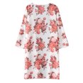 thumbnail image 3 of Mujeres Floral Impreso Gasa Kimono Cardigan Chal Tops Cubrir (M)-128162.02 Tmvgtek Mujer, 3 of 8