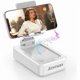 thumbnail image 1 of wonima44 Portable Phone Stand with Speaker Bluetooth Wireless,Gifts for Men Women,Birthday for Women,Kitchen Gadgets for Men,Phone Holder for Desk - White, 1 of 1