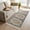 Lake Blue, variant on Orange Blue Kitchen Runner Rug 2'x4',Boho Geometric Middle Century Abstract Western Washable Rug with Tassels,Non Slip Woven Cotton Bathroom Rugs Hallway Carpet for Foyer Bedroom Entry Back Door