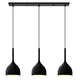 thumbnail image 1 of Lámpara Colgante Moderna Candelabro 3 Cabezas Alt. Ajustable ,Malubero,Negra, 1 of 5