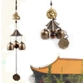 thumbnail image 2 of Campanas grandes de buena suerte Feng Shui, carillón de viento colgante, campana de capilla, hogar y jardín Elefante, 2 of 8