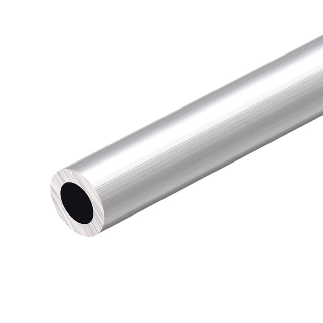 Tuberías redondas de aluminio Uxcell 6063, tubería recta sin costuras 20mm x 12mm x 300mm