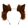 thumbnail image 1 of oreja diadema fiesta sombreros accesorios de disfraz py, Navidad, representaciones , marrón Hugo sombreros de cosplay, 1 of 8