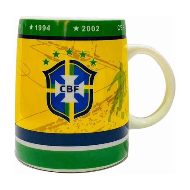 Football Souvenirs World Cup Brazil National Team Ceramic Cup Mug Cup Match Accessories
