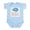 Sky Blue, variant on CafePress - Flight Attendant Infant Bodysuit - Baby Light Bodysuit, Size Newborn - 24 Months