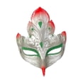 thumbnail image 1 of Máscara de mascarada de estilo chino antiguo, máscara de fénix, portátil, para baile de graduación, decoración de Halloween Plata, 1 of 9