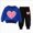B7-Blue, variant on Toddler Baby Girl Fall Winter Outfits Contrast Color Long Sleeve Sweatshirt + Pants Sets 6-12 Months 12-24 Months 2t 3t 4t 5t 6t 7t 8t 9t Children Sky Blue 1-2 Years