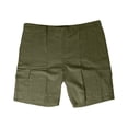 thumbnail image 4 of pstuiky Pantalones cortos casuales para hombre, Pantalones cortos casuales de lino para hombre, con múltiples bolsillos, rectos, de color liso, cómodos y transpirables., 4 of 5