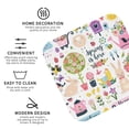 thumbnail image 4 of Balery 6 Pcs Spring Hand Drawn Flowers Birdsleather Coasters Set, Drink Table Cup Coasters For Living Room Kitchen Coffee Decor, 4 of 9