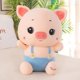 thumbnail image 2 of 23CM Net Red New Strap Piglet Plush Toy Flower Strap Male And Female Couple Doll Festival Gift Friends Birthday Gift, 2 of 4