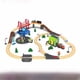 thumbnail image 4 of DIY pista de madera tren pequeño rompecabezas para niños bloques de madera ensamblados tren magnético compatible, 4 of 6