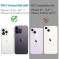 thumbnail image 6 of Camera Lens Protector for iPhone 14 Pro & iPhone 14 Pro Max 2022,Premium HD Clear Tempered Glass Lens Cover Flim[Case Friendly][Scratch-Resistant][Easy Installation][Night Circle], 6 of 7