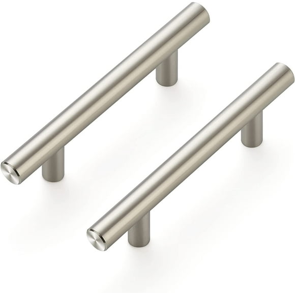 EcoNesxp Brushed Nickel 30 Pack 5 Inch Cabinet Pulls Brushed Nickel Stainless Steel Kitchen Drawer Pulls Cabinet Handles 3 Inch Center Hole Satin Nickel Inch Center Hole Inch Cabinet Pulls Satin Nick