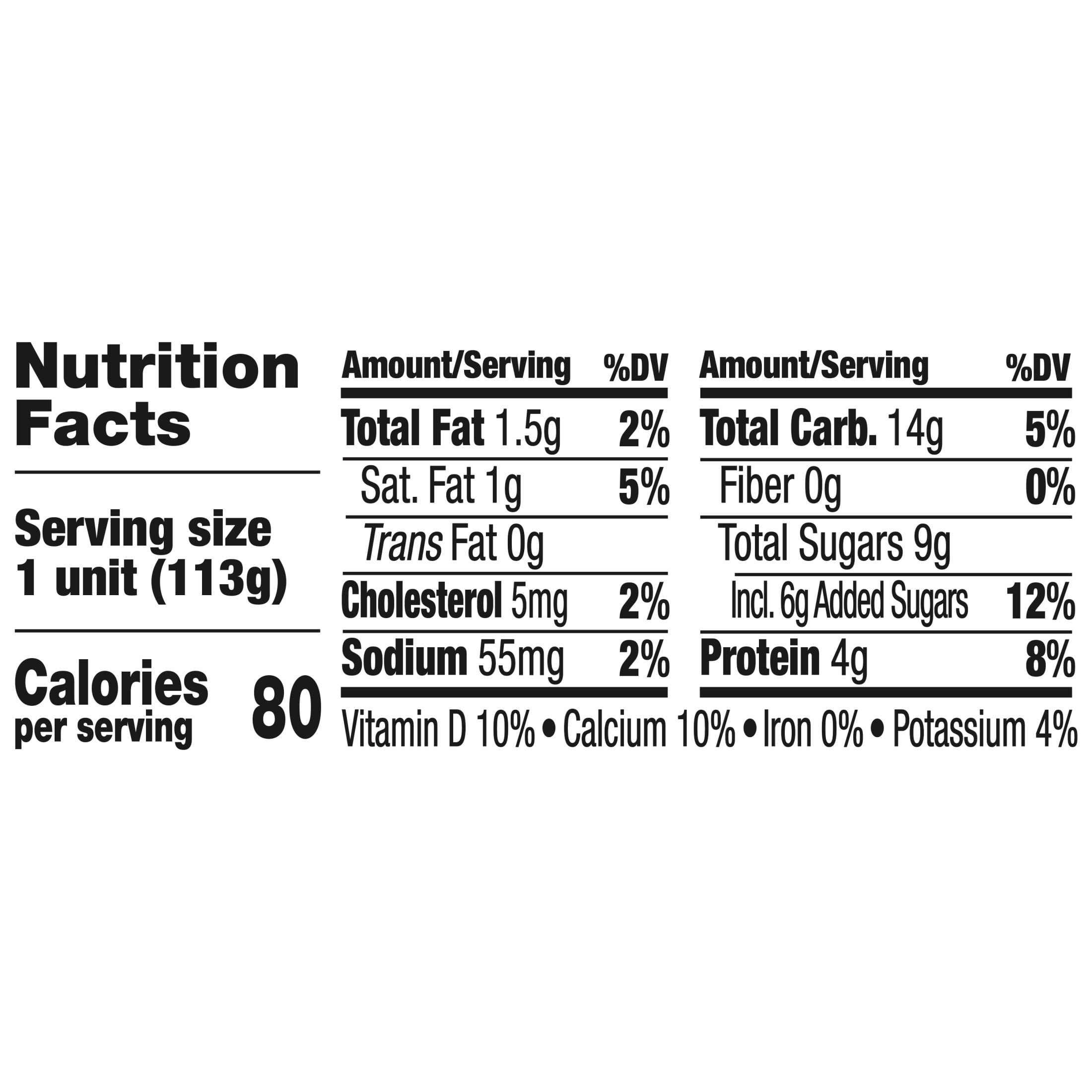 Activia Black Cherry Low Fat Probiotic Yogurt Cups, Helps Support Gut Health, 4 oz, 4 Count