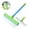 Green, variant on HAHUT 2 in 1 Window Screen Cleaner Brush Tool with Squeegee, Multi-Functional Glass Net Cleaner Tool, Detachable Cleaning Brush for Dusty Corners, Patio, Door, Porch Screens (White-Green)
