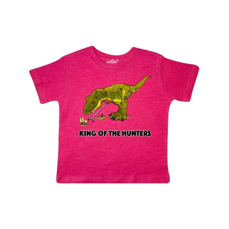 

Inktastic T-Rex King of the Mushroom Hunter Gift Toddler Boy or Toddler Girl T-Shirt