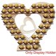 thumbnail image 2 of Ferrero Rocher Chocolate en forma de corazón caramelo pastel de chocolate decoraciones de dulces boda banquete fiesta aniversario corazón, 2 of 7
