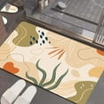 thumbnail image 4 of KeirineCC Soft Bath Mat with Mid-Century Abstract Boho Pattern, Modern Non-Slip Bathroom Rug Absorbent Microfiber Floor Mat-16x24 Inches - B, 4 of 8