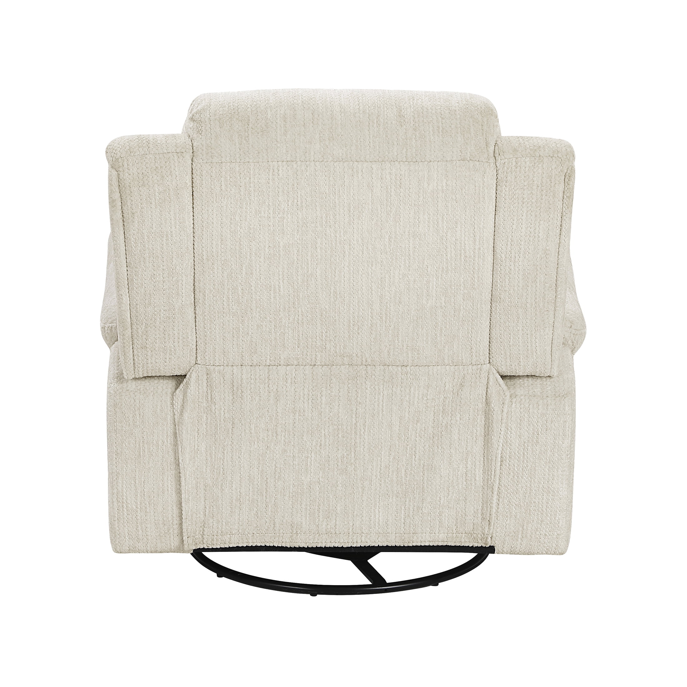 OakvillePark Windcroft Microfiber Swivel Glider Reclining Chair, Beige