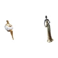thumbnail image 6 of CoudarTitie Art Statue Figurine Women Sculpture Abstract Art Centerpiece Resin Desktop Collectible Suitable for Living Rooms Bedrooms Offices Gift Giving Home Dec, 6 of 8