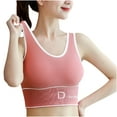 thumbnail image 4 of Darzheoy Sports Bras for Women Beautiful Back Letter U-shaped Sling Sports Yoga Vest Chest Pad Tube Without Steel Wrapped Chest Underwear One Size, 4 of 6