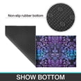 thumbnail image 6 of Purple and Blue Damask Pattern Kitchen Rugs Sets Of 2,Anti Fatigue Kitchen Mat Rugs Non Slip Washable,Decorative Kitchen Floor Mats for Kitchen,Sink,Laundry,17"x30"+17"x47", 6 of 7