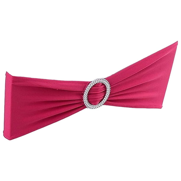 Yuarrent 50x bordes exquisitos Premium, decoración decorativa y protectora para asiento de silla, fácil de instalar Kits de decoración para fiestas Rosa roja