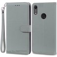thumbnail image 1 of For Huawei Y6 2019 Case Leather Flip Wallet Case For Coque Huawei Y6 Prime 2019 MRD-LX1 Flip Case for Huawei Y6S Cover Fundas Gray-Strap Y6 Prime 2019, 1 of 6