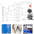thumbnail image 1 of Luxshiny 1Set Pegboard Accessories Kit for General Users with Tool Free Installation Feature, 1 of 8