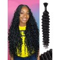 thumbnail image 1 of Trenzas bohemio de pelo humano con forma de piruleta, 18 cm, 50 g, 12 A, 1 of 6