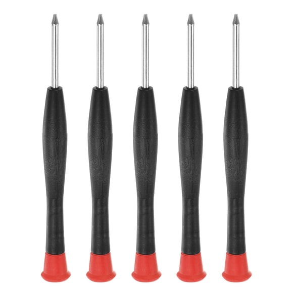 T6 Precision Torx Screwdriver with Swivel Lid for Electronics Repair, 5 Pack