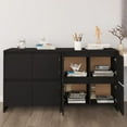 thumbnail image 3 of vidaXL Cabinet 2 Pcs Bar Buffet Console Cabinet with Storage Engineered Wood, 3 of 33
