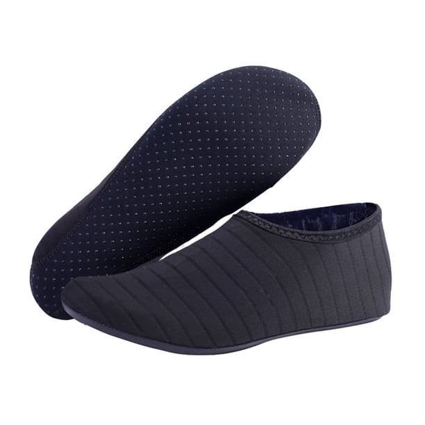 Toystoory 1 par de zapatos de playa antideslizantes de secado rápido calcetines descalzos remo bajo el agua Deportes acuáticos Negro 3XG