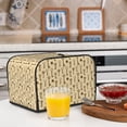thumbnail image 6 of Lsque Vintage Keys Print 4 Slice Toaster Cover , Kitchen Appliance Dustproof Protector , Toaster Protector Dustproof Kitchen Appliance Cover, 6 of 7