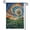 B, variant on XaaKee Garden Flags, Windswept Golden Halo Dandelion Garden Flag, Double-Sided High-Quality White Linen Small Garden Flags For Outside, Outdoor Decor, 12x18Inch