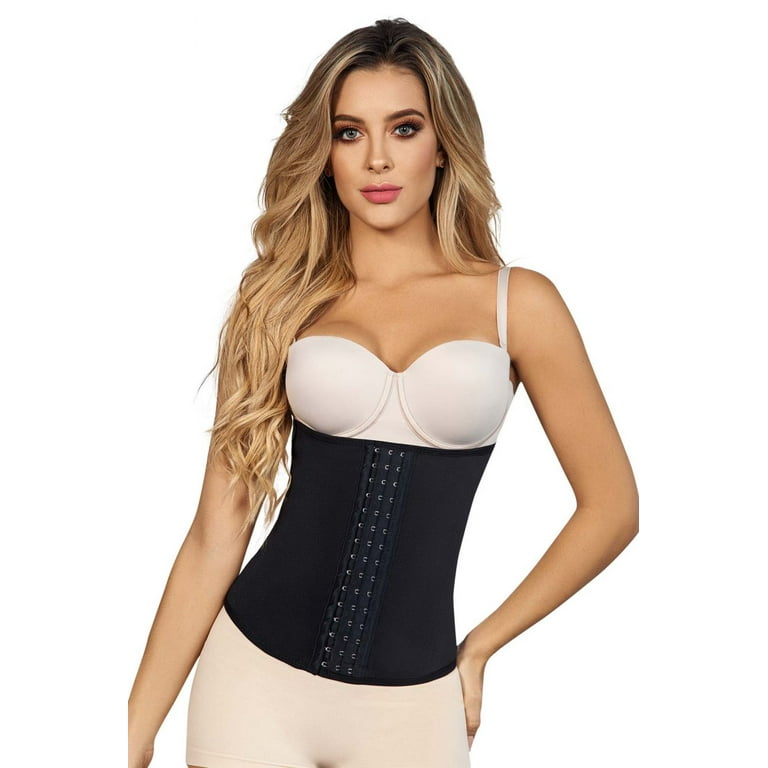 Moldeate 8026 Latex Waist Trainer 3 Row Hook and Eye Closure Walmart