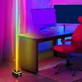 thumbnail image 4 of Suodoka LED Corner Floor Lamp – Dimmable RGB, 16M Colors, Bluetooth & Remote Control, Music Sync, Energy‑Saving, Modern Living Room & Gaming Room Accent, 4 of 7