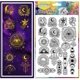 thumbnail image 1 of Sellos transparentes con motivos de sol, luna y estrellas, nubes, arcoíris, misterios de adivinación, sello de silicona para repujado, 1 of 9