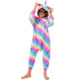 thumbnail image 1 of Pijamas de franela para niños, ropa de dormir de invierno, conjuntos de pijamas de unicornio, punto de Panda, Animal, pijama infantil xuanjing unisex, 1 of 2