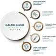 thumbnail image 4 of 20 Pack | 3mm 1/8th inch Premium Baltic Birch Plywood, 12” x 19”, Glowforge Ready, Hand Selected, Unfinished, Laser Engraving, CNC, Scroll Saw, by Craft Closet, 4 of 6