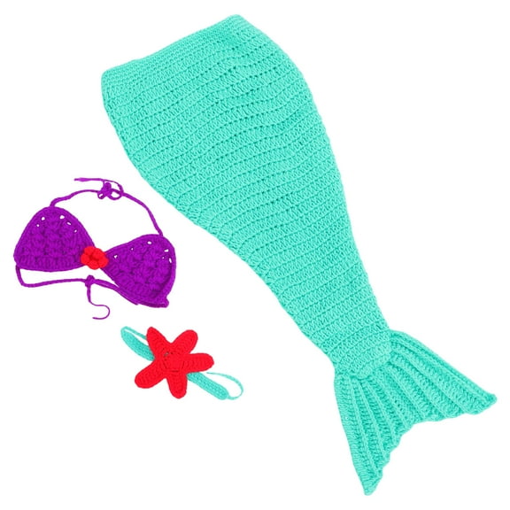 TABLZONE Newborn Photography Props Outfit Infant Crochet Costume Assorted Color 1 Set