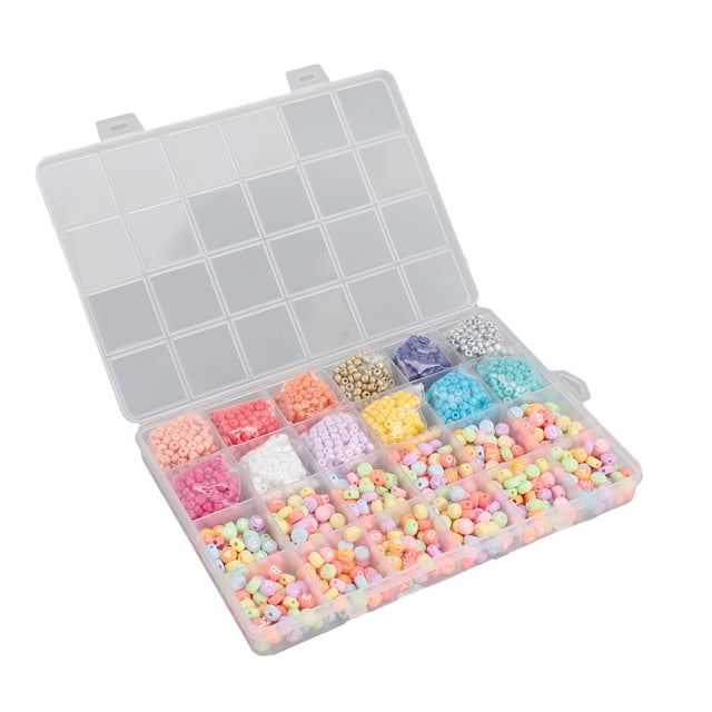 Jewelry Making Beads Kit, Lightweight Letter Beads Kit 600pcs Alphabet Beads Exquisite Acrylic For Making Earrings For DIY Craft