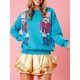 thumbnail image 4 of Sudadera fea con lentejuelas navideñas de Cascanueces para mujer, linda remera con gráfico festivo, suéter de manga larga con cuello redondo, 4 of 5