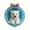 F, variant on Arctic Animals Christmas Ornament Set, Glittering Snowflake Bauble with Hanging Loop, Festive Holiday Decor for Tree, Home, Winter Wonderland Theme Party Decoration