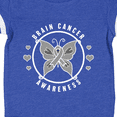 thumbnail image 4 of Inktastic Brain Cancer Awareness with Grey Ribbon and Butterfly Boys or Girls Baby Bodysuit, 4 of 5