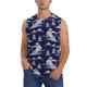 thumbnail image 1 of Balery Abstract Skiing Camisetas sin mangas para hombre, absorbe la humedad y protege contra el mal olor.-3X-Large, 1 of 7